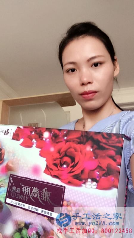 職業(yè)女性兼職好項目，廣西桂林蔣女士工作之余兼職手工活賺錢