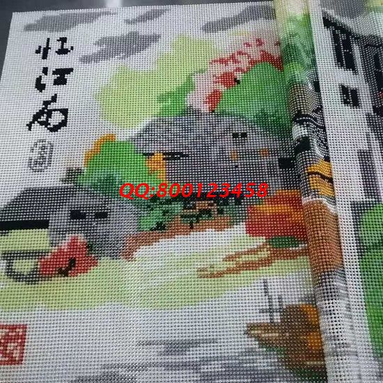 勵志珠珠繡《憶江南》成品實拍 純手工制作藝品 高端大氣時尚(圖1)