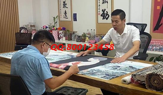 9月17日，想做合格的外發(fā)手工活產(chǎn)品，想象不管用，親自做才行，珠繡拿回家做的手工活很受歡迎，手工之家接待考察合作加工客戶剪影